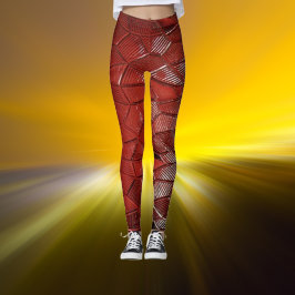 Crimson Flow getextureerde Leggings