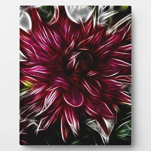 Crimson Flower Fotoplaat (Voorkant)