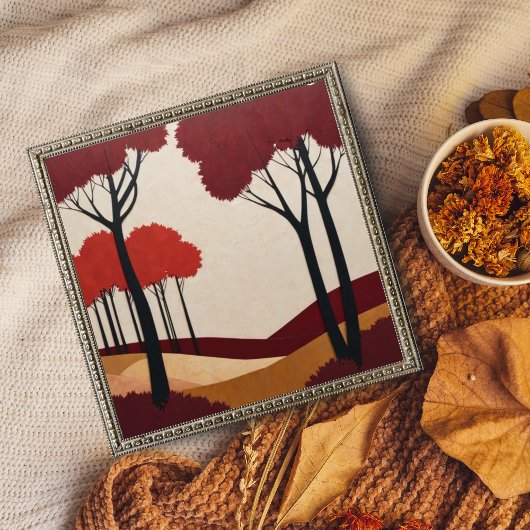 Crimson Forest Foto Afdruk