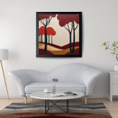 Crimson Forest Foto Afdruk