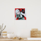 Crimson Gaze Poster (Keuken)