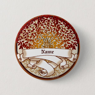 Crimson Genealogy Family Tree Button