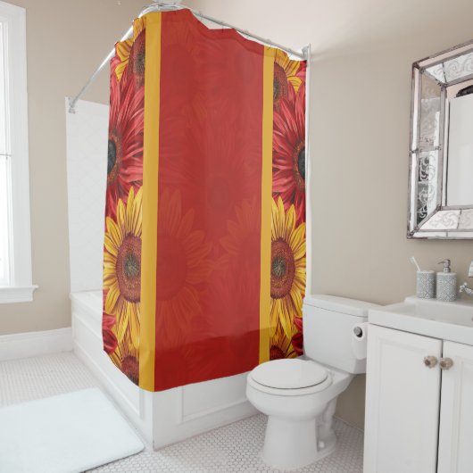 Crimson Gold Douchegordijn (In situ)