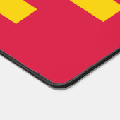 Crimson & Gold Emblem Circle Desk Mat – Customize (Coin)