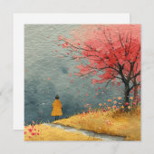 Crimson & Gold : Le Carte pour notes de la danse d (Devant / Derrière)