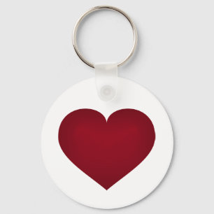 Crimson hart sleutelhanger