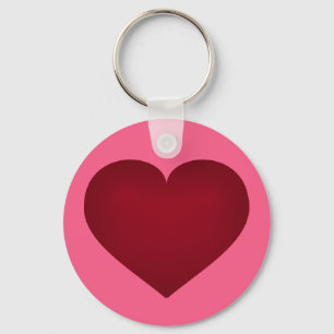 Crimson hart sleutelhanger