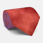 Crimson Haze at Dusk Stropdas (Opgerold)