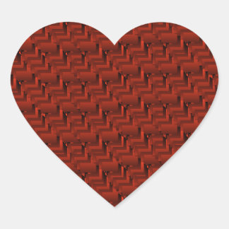 Crimson Heart-Stickers Hart Sticker