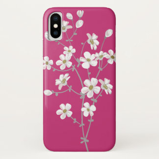 Crimson hoesje met lentbloemen