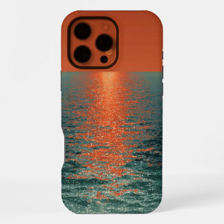 Crimson Horizon: Zonnes laatste omhelzing iPhone 16 Pro Max Hoesje