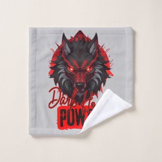 Crimson Howl Wolf | Conception intensive de l'anim (Gant de toilette)