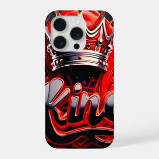 Crimson King Zilveren Kroon - Urban Streetwear Edi iPhone 15 Pro Hoesje
