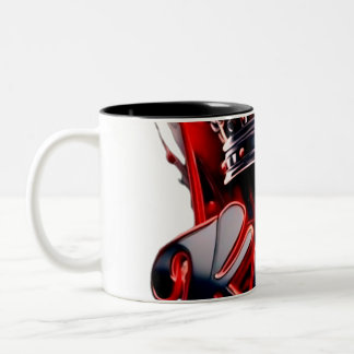 Crimson King Zilveren Kroon - Urban Streetwear Edi Tweekleurige Koffiemok