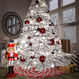 Crimson Lace Kerstmis Kerstboom Rok