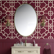 Crimson Majesty - Bourgogne & Crème - Sophisticate