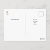 Crimson Maple Leaves - Gepersonaliseerd Briefkaart (Achterkant)