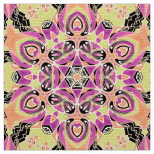 Crimson , meerkleurige mandala , mandala ,limoen , stof