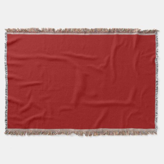 Crimson Midwest Throw Blanket Deken (Voorkant)