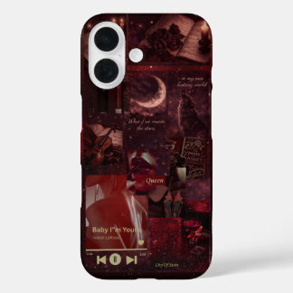 Crimson Moon Curio iPhone hoesje