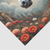 Crimson Moon Steampunk Eenhoorn Decoupage Tissuepapier (Detail)