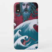Crimson Neptune olieverfschilderij Case-Mate iPhone Case (Achterkant)