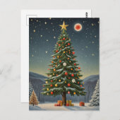 Crimson Noel Briefkaart (Voorkant / Achterkant)