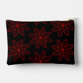 Crimson Pattern op zwart Etui (Achterkant)