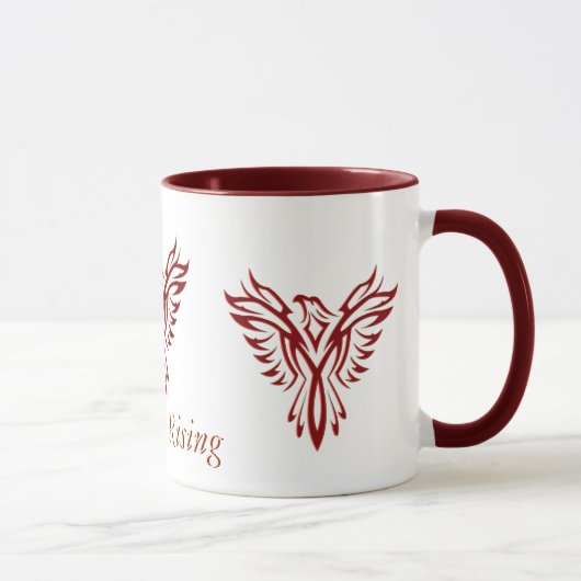 Crimson Phoenix Rising for Hope and Aanmoediging Mok (Rechts)