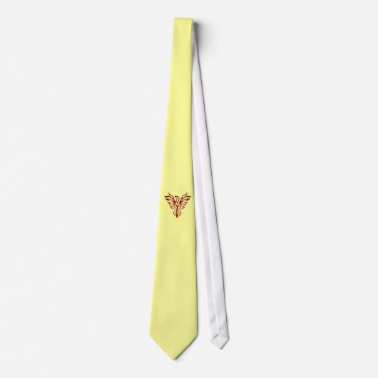 Crimson Phoenix Rising necktie Stropdas (Voorkant)