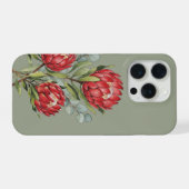 Crimson Protea Bouquet Watercolor (Verso Horizontal)