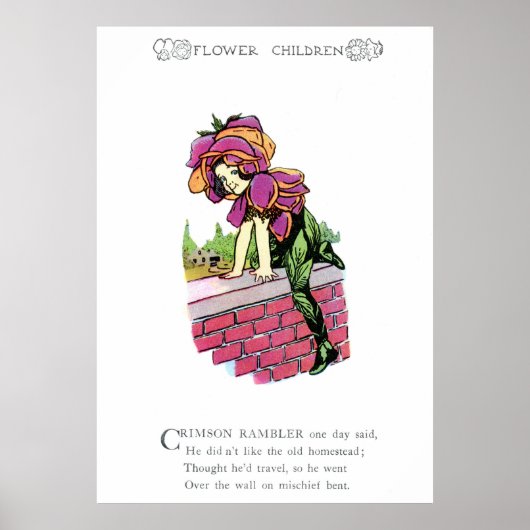 Crimson Rambler Poster (Voorkant)