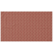Crimson Red en Beige Creme  Paisley Tafelkleed (Voorkant (Horizontaal))
