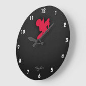 Crimson Red Motocross Grote Klok (Hoek)