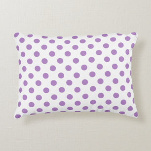 Crimson Red Polka Dots Circles Decoratief Kussen