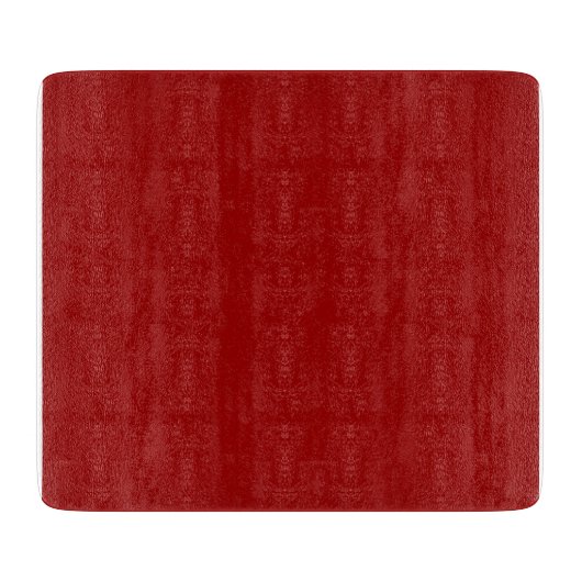 Crimson Red Solid Color Snijplank (Voorkant)