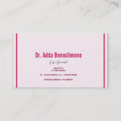 Crimson Red Visitekaartje (Voorkant)