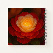 Crimson Rose Fairy Bold Dramatic Fantasy Notitieboek (Achterkant)