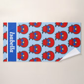 Crimson rosella (Serviette de bain)