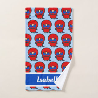Crimson rosella handdoek