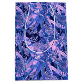 Crimson Rosella Tropical Blue Medium Cadeauzakje (Voorkant)