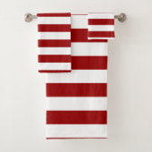 Crimson rouge et blanc rayures (En situation)