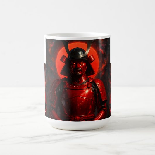 Crimson Samurai Warrior Koffiemok (Center)