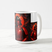 Crimson Samurai Warrior Koffiemok (Voorkant rechts)
