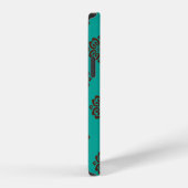 Crimson Scrolls - Bold Elegance iPhone Hoesje (Rechterkant)