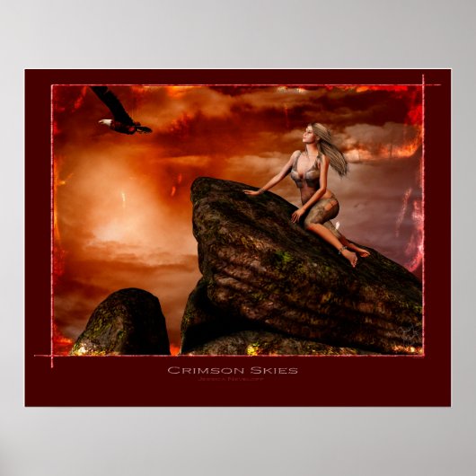 Crimson Skies Poster (Voorkant)