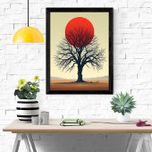 Crimson Solitude Poster
