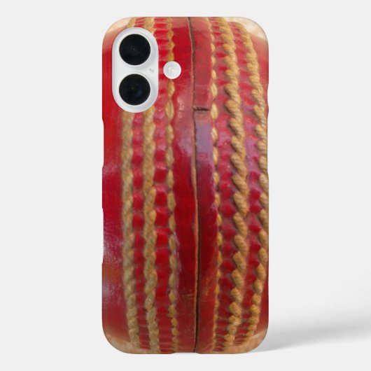 Crimson Stitch Focus: Close-up van het hart van Cr Case-Mate iPhone Case (Achterkant)