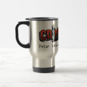 Crimson Streets Logo Travel Mug Reisbeker (Links)