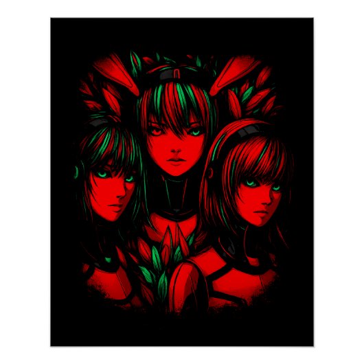 Crimson Trinity Perfect Poster (Voorkant)